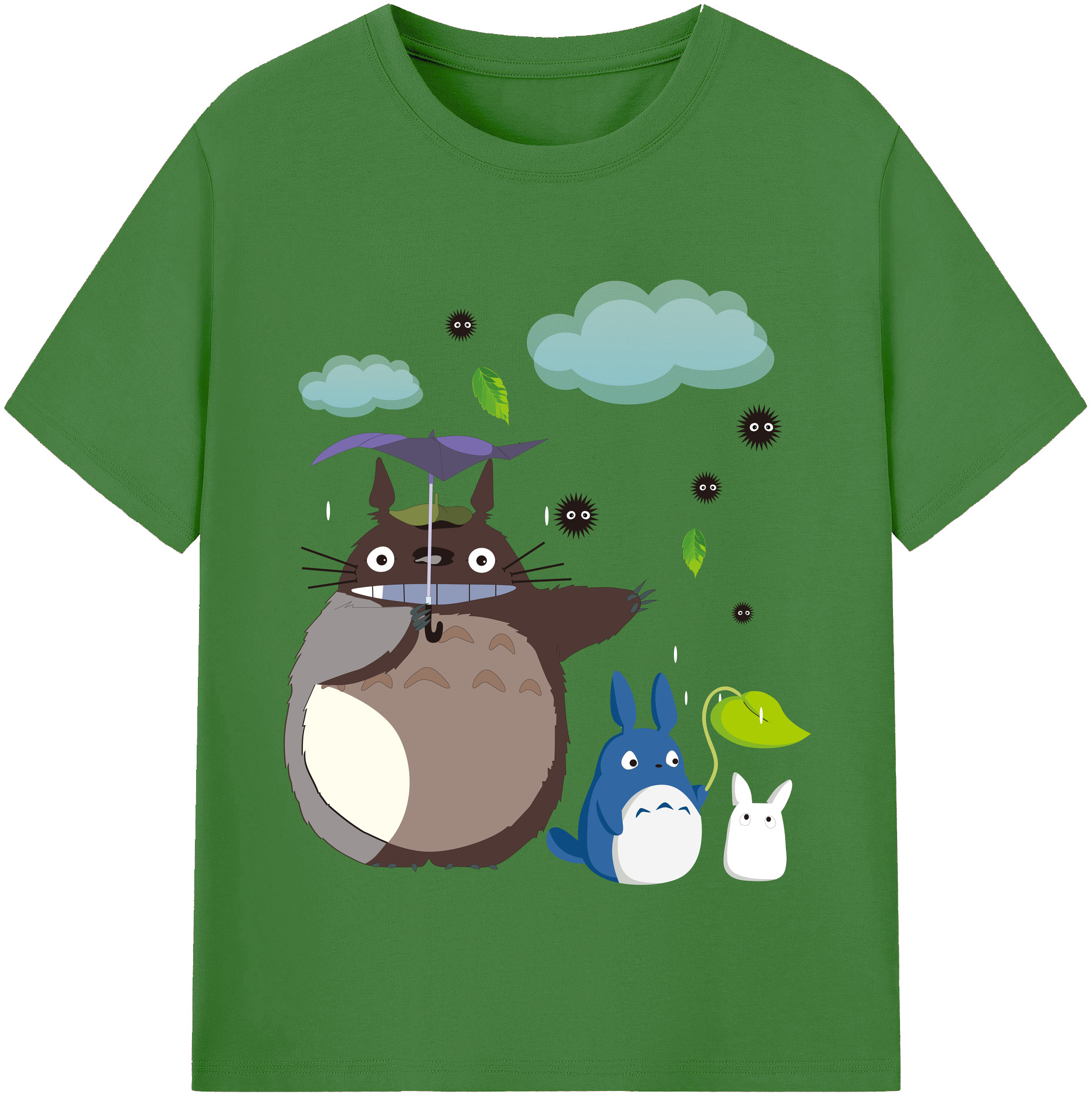 （画像用） となりのトトロ 草壁メイ 草壁サツキ My Neighbor Totoro Satsuki Kusakabe Mei Kusakabe レディースカジュアルプリントTシャツ（綿100％）